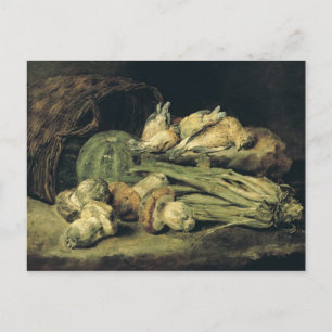 Still Life with Mushrooms Postcard