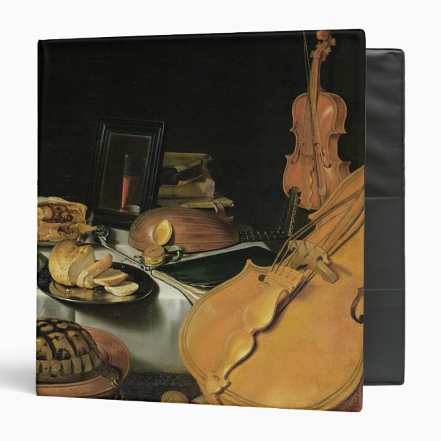 Still Life with Musical Instruments, 1623 Binder (Front/Inside)