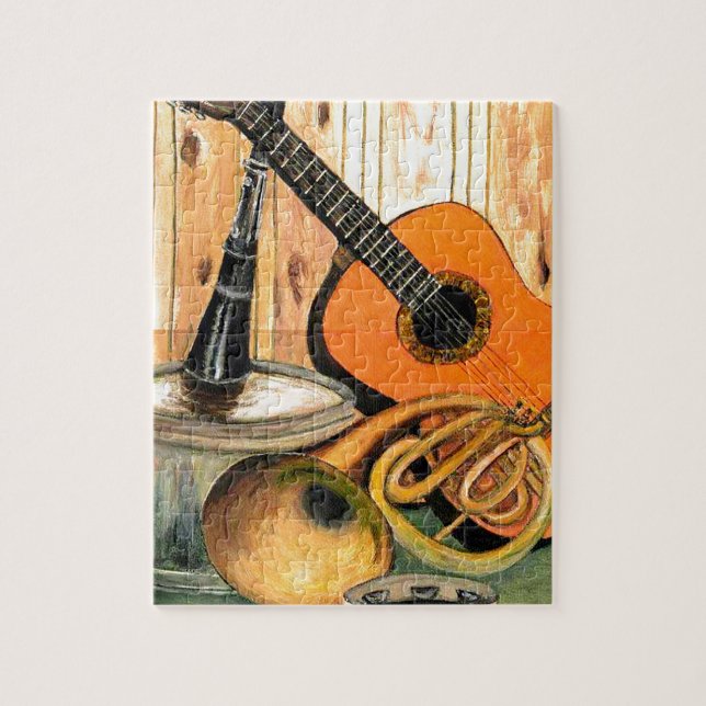 Still Life with Musical Instruments Jigsaw Puzzle (Vertical)