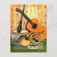 Still Life with Musical Instruments