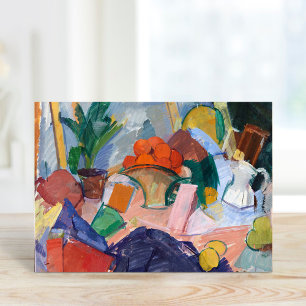 Still Life with Oranges in a Basket Edvard Weie Card