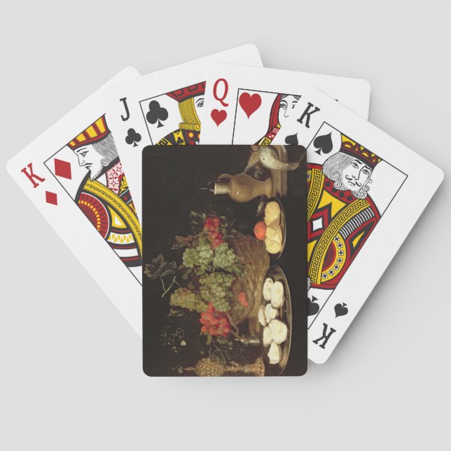 Still Life with Oysters Playing Cards (Back)