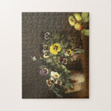 Still Life with Pansies by Henri Fantin-Latour