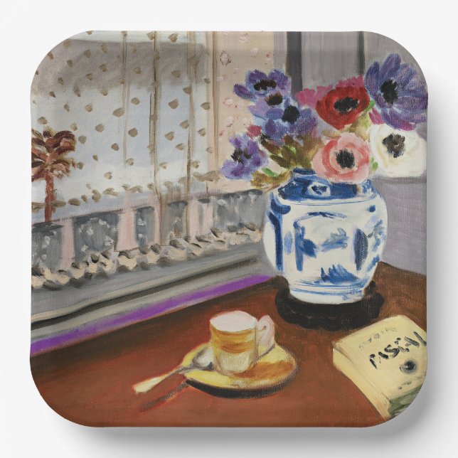 Still Life with Pascal's Pensees, Paper Plate (Front)