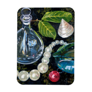 Still Life with Pearls Magnet