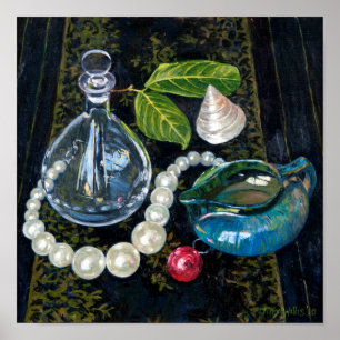 Still Life with Pearls Poster