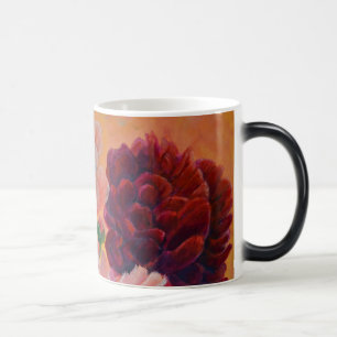 Still Life with Peonies Painting  Magic Mug