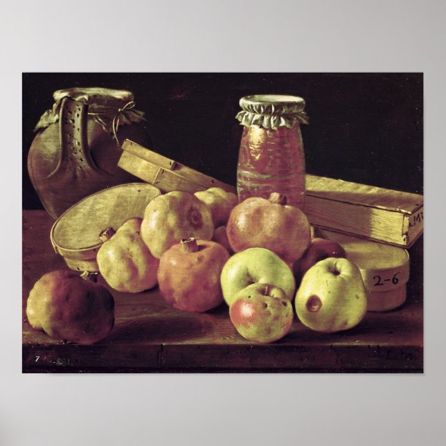 Still Life with Pomegranates Poster (Front)