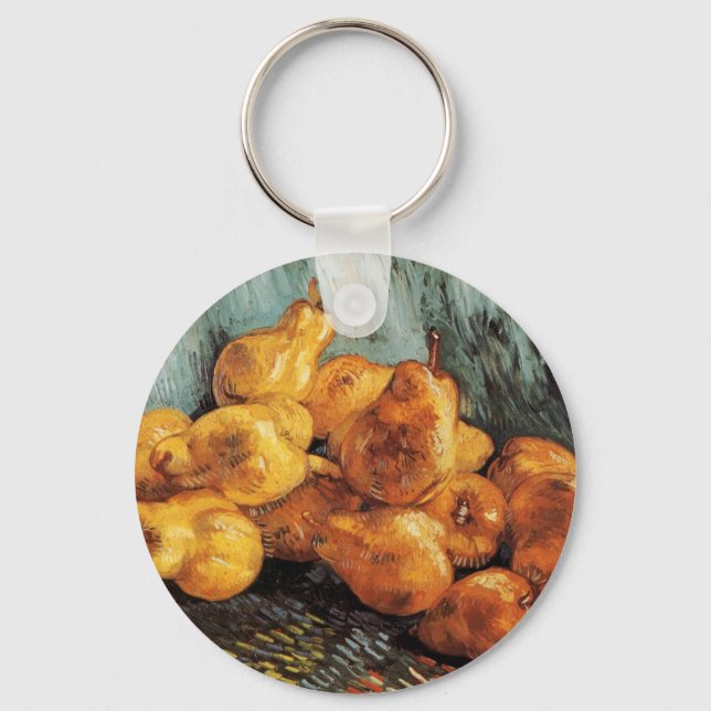 Still Life with Quince Pears by Vincent van Gogh Keychain (Front)
