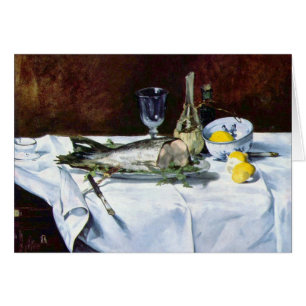 Still Life with Salmon by Edouard Manet