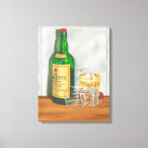 Still Life with Scotch by Jennifer Goldberger Canvas Print