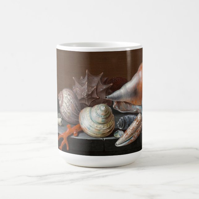 Still Life with Shells | Johann Jakob Dietzsch Coffee Mug (Center)