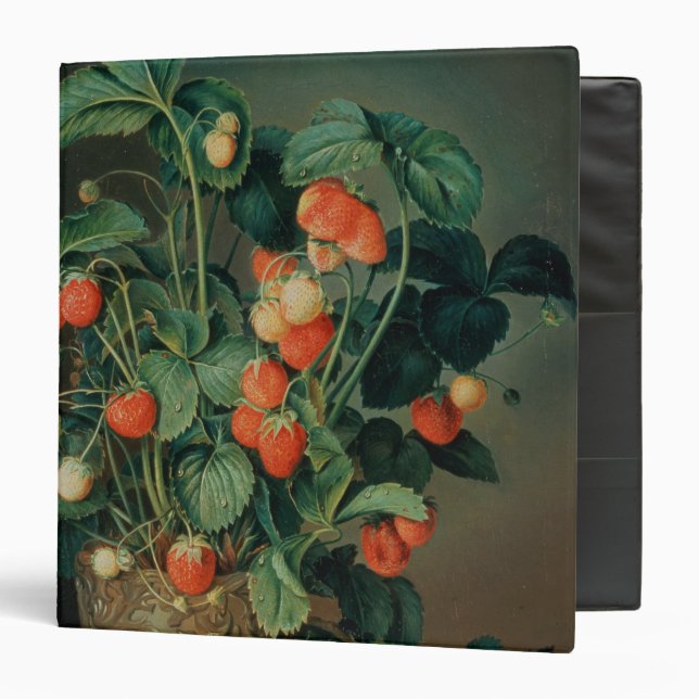 Still life with strawberries binder (Front/Inside)