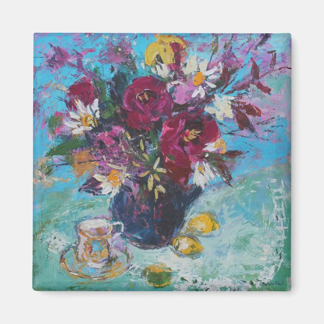 Still Life with Tea Cup 2013 Magnet (Front)