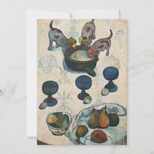 Still Life with Three Puppies Paul Gauguin