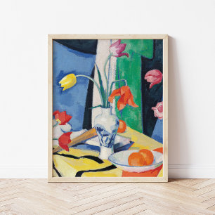 Still Life with Tulips   Samuel John Peploe Poster