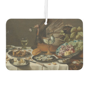 “Still Life With Turkey Pie” art air freshner Car Air Freshener