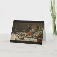 “Still Life With Turkey Pie” greeting card
