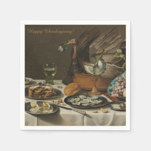 "Still Life With Turkey Pie" serviettes en papier 