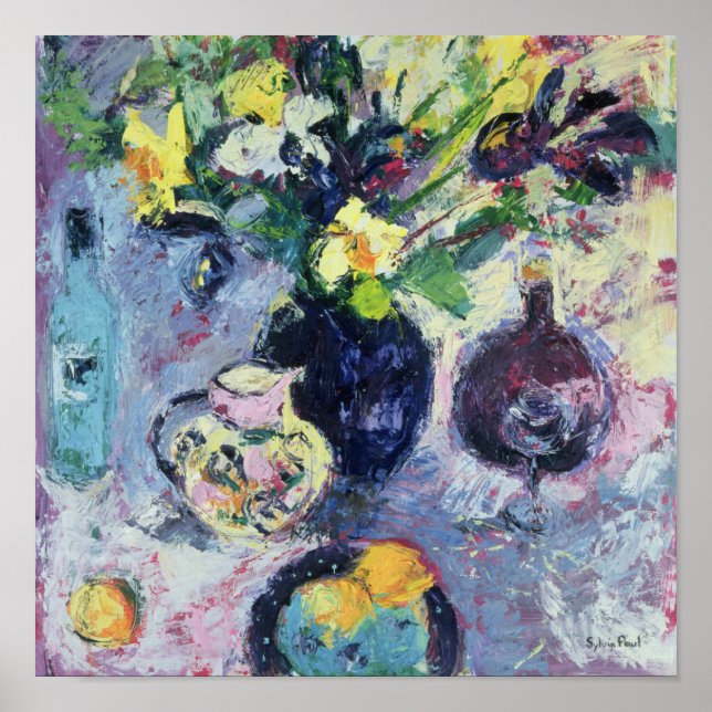 Still Life with Turquoise Bottle 2002 Poster (Front)