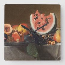 Still life with watermelons and carafe
