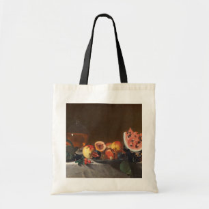 Still life with watermelons and carafe tote bag