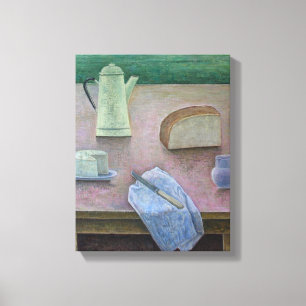 Still Life with Wensleydale Cheese 2013 Canvas Print