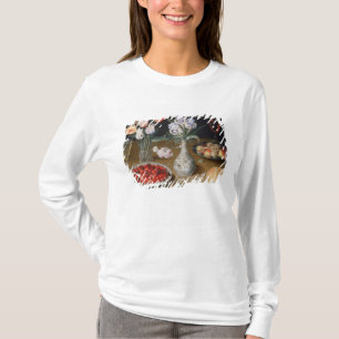 Still Lilies,Tulips, Cherries and Strawberries T-Shirt