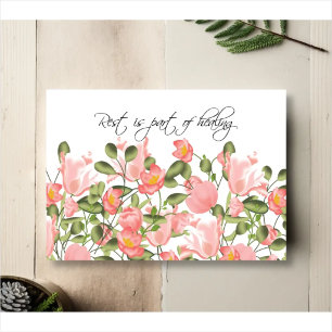 Still Meadow – Botanical Encouragement Card