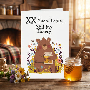 Still My Honey Personalized Happy Anniversary Card