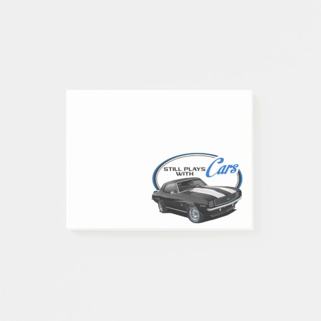 Still Plays Cars Post-it Notes (Front)