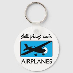 Still Plays With Airplanes Keychain