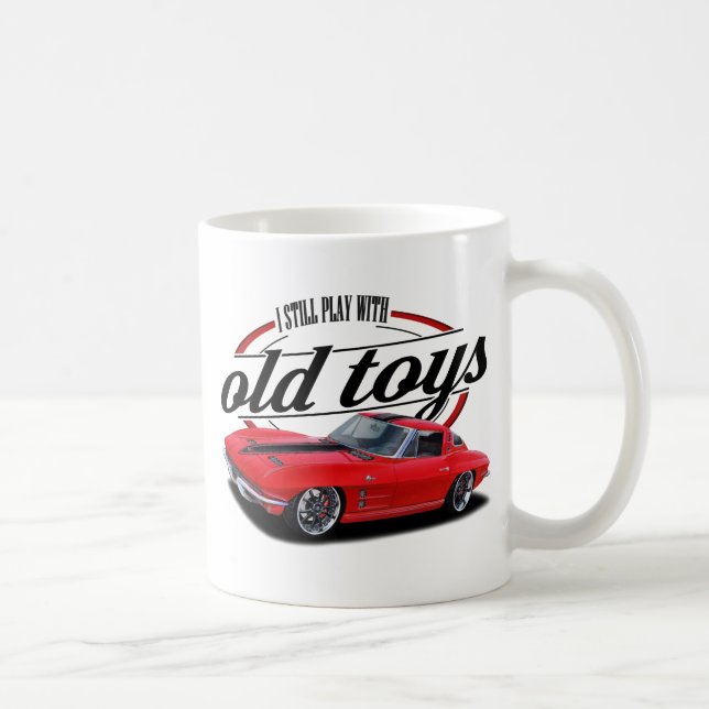 Still plays with corvettes coffee mug (Right)