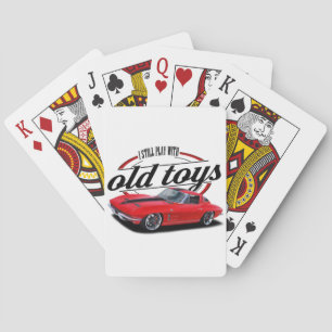 Still plays with corvettes playing cards