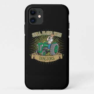 Still Plays With Green Tractors iPhone 11 Case