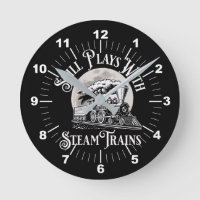Still Plays With Steam Trains Railroad Fan