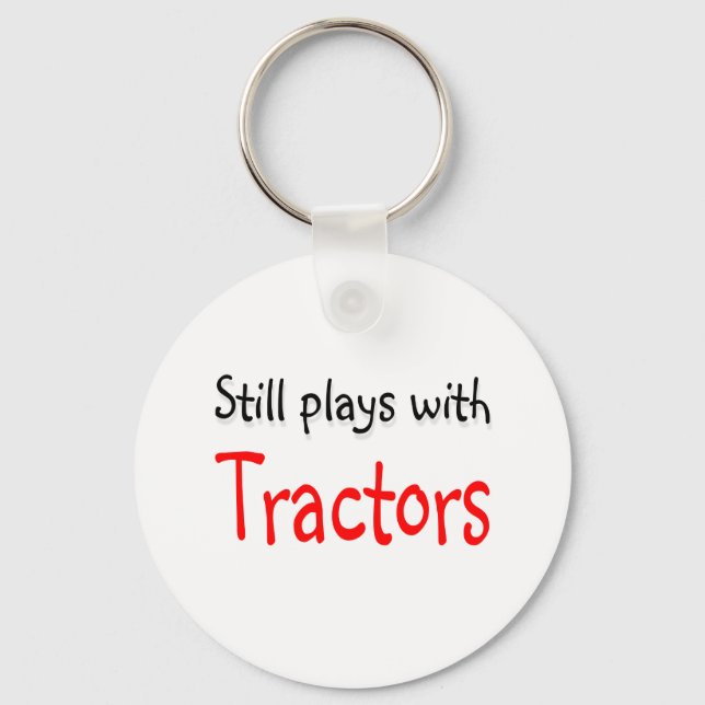 Still plays with Tractors Keychain (Front)