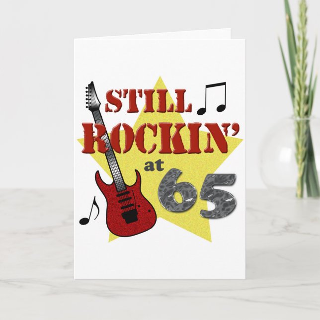Still Rockin' at 65 Card (Front)