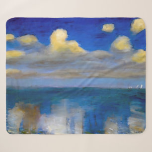 Still Sea Emil Nolde Sherpa Blanket