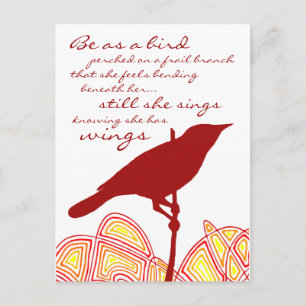 Still She Sings Postcard