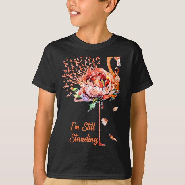 Still Standing Multiple Sclerosis Awareness Flamin T-Shirt (Front)