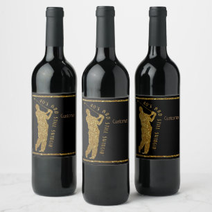 Still Swingin' Golfers 40 To 49  Wine Label