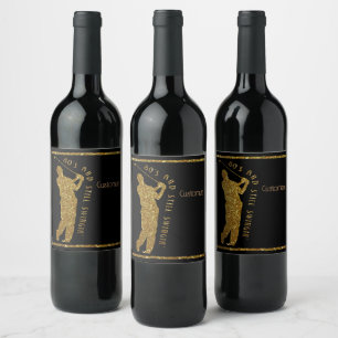 Still Swingin' Golfers 80 To 89 Wine Label