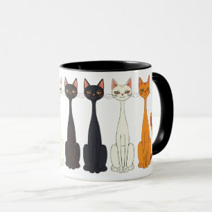 Still Tired Cats - Cat Mom Kitty Lover - Graphic Mug