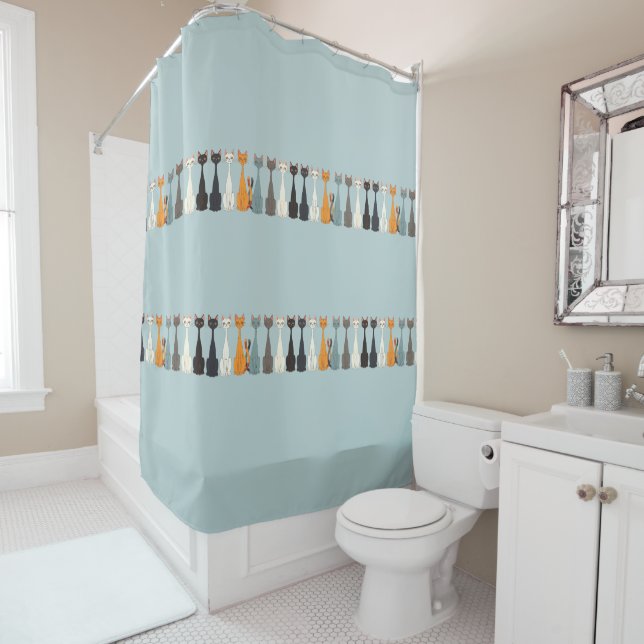 Still Tired Cats - Cat Mom Lover - Blue Graphic (In Situ)