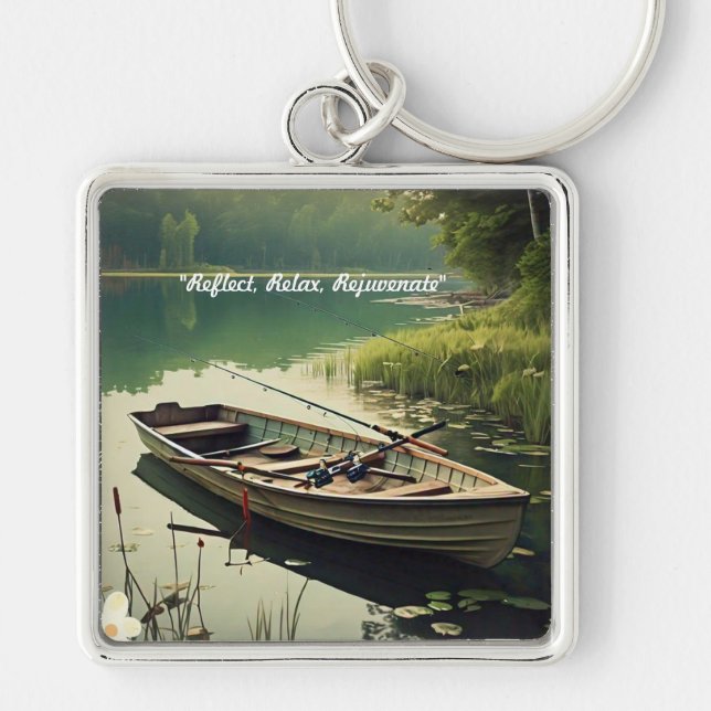 "Still Water Tranquillity" Keychain (Front)