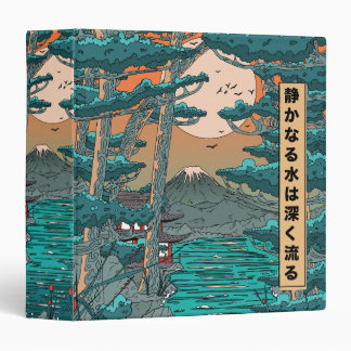 Still waters run deep. binder