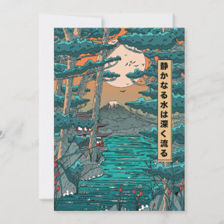 Still waters run deep. holiday card