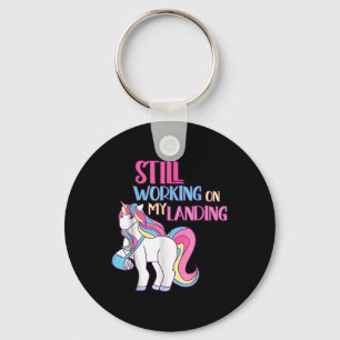 Still Working On My Landing Injury Broken Arm Cute Keychain