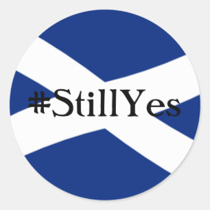 Still Yes Classic Round Sticker